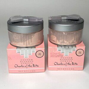 Charles of The Ritz Custom Blended Loose Powder Pink Sand 1.5 oz Set of 2 New